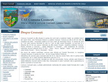 Tablet Screenshot of primaria-cosmesti.ro